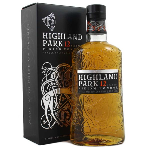 HIGHLAND PARK 12 YEARS SINGLE MALT WHISKY (VIKING HONOUR)