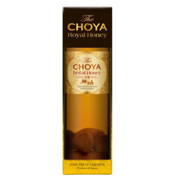 Choya Extra Royal Honey Ume Liqueur, 17% vol, with a whole Ume fruit 50ml -  NikanKitchen (日韓台所)