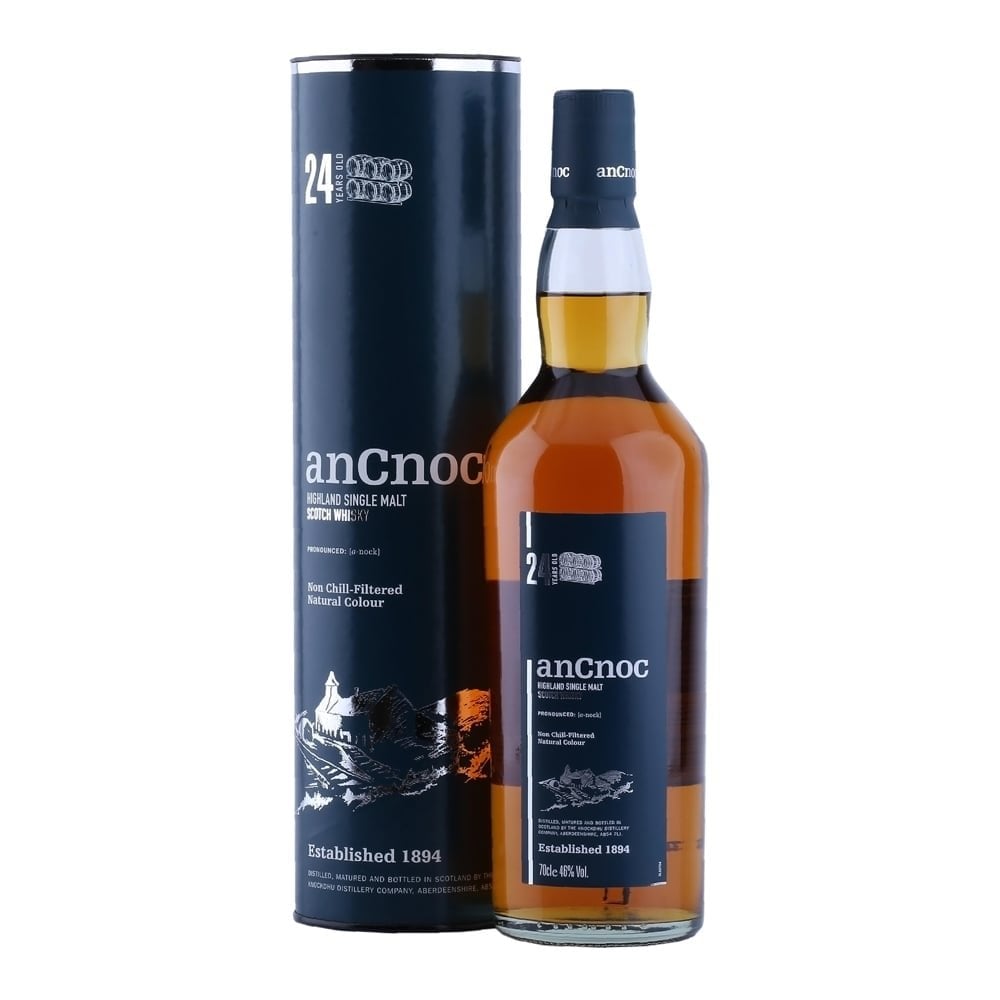 ANCNOC 24 YEARS HIGHLAND SINGLE MALT WHISKY