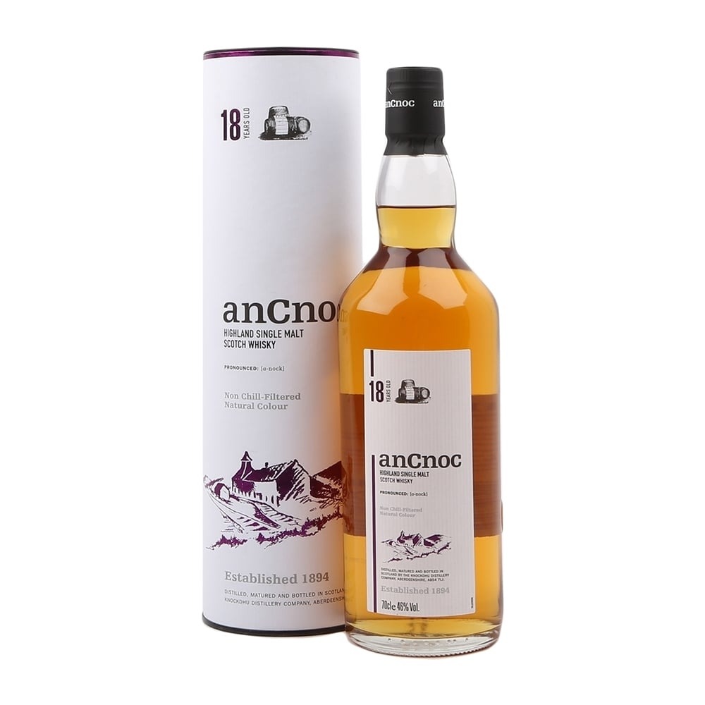 ANCNOC 18 YEARS HIGHLAND SINGLE MALT WHISKY