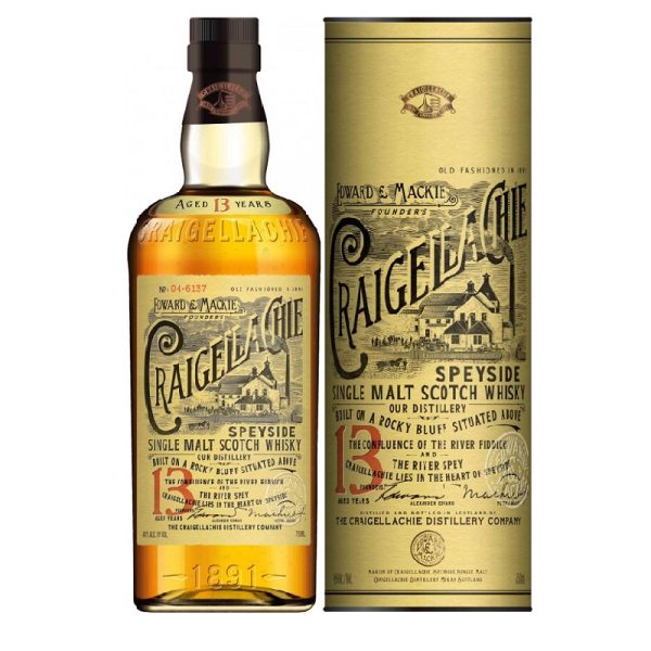 CRAIGELLACHIE 13 YEARS SPEYSIDE SINGLE MALT