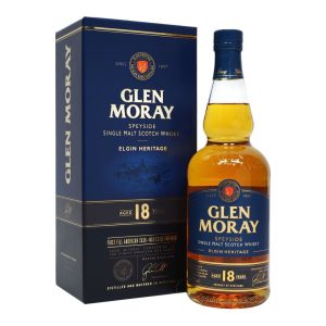 GLEN MORAY 18 YEARS SPEYSIDE SINGLE MALT WHISKY -ELGIN HERITAGE