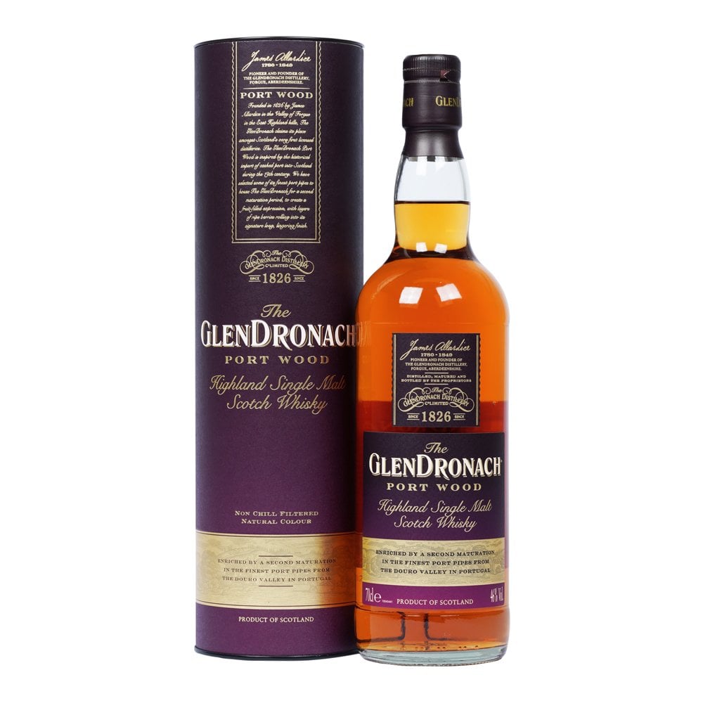 GLENDRONACH PORT WOOD HIGHLAND SINGLE MALT