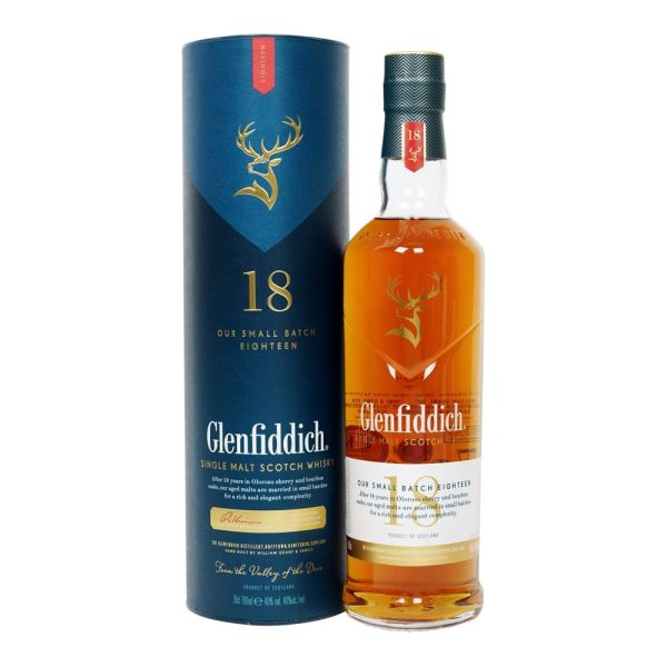 GLENFIDDICH 18 YEARS SINGLE MALT SCOTCH WHISKY