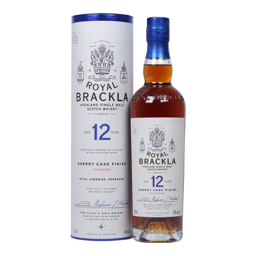 ROYAL BRACKLA 12 YEARS SHERRY FINISH